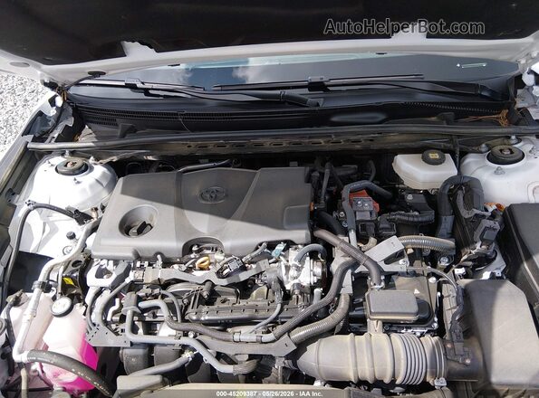 4T1DAACK4SU073414 2025 TOYOTA CAMRY White Հետևի տեսք