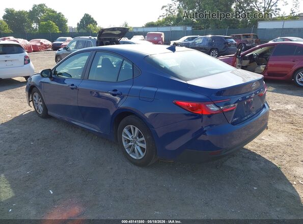 4T1DAACK4SU111806 2025 TOYOTA CAMRY Blue Trasero izquierdo