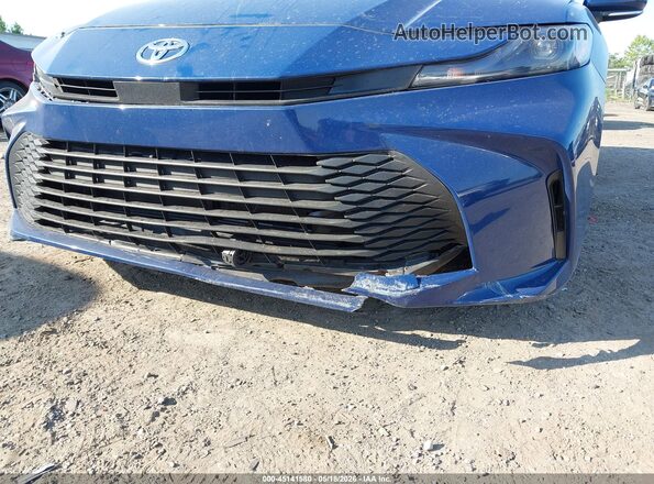 4T1DAACK4SU111806 2025 TOYOTA CAMRY Blue Vista frontal