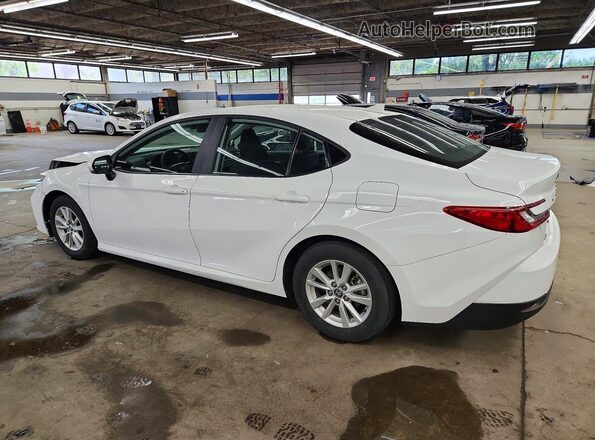 4T1DAACK4SU151609 2025 TOYOTA CAMRY White Հետևի ձախ
