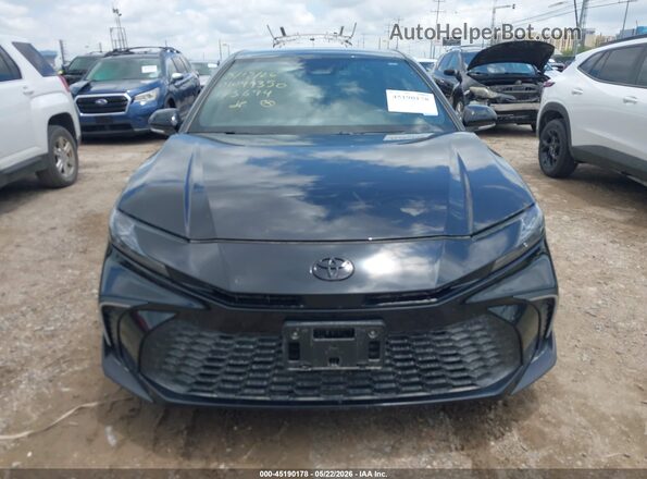 4T1DAACK4SU173674 2025 TOYOTA CAMRY Black ხელსაწყოთა პანელის ხედი