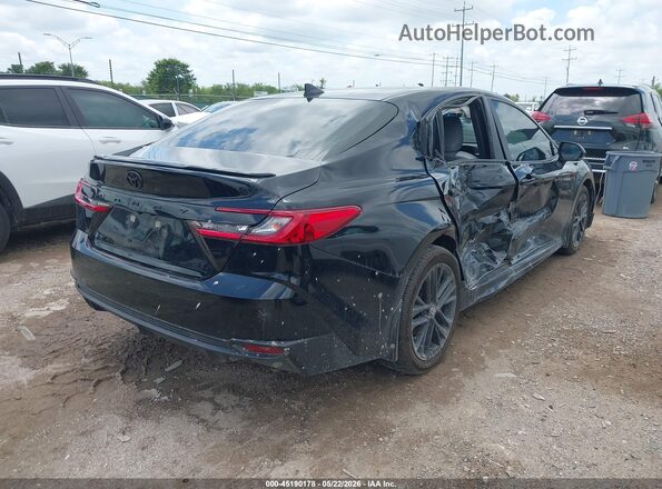 4T1DAACK4SU173674 2025 TOYOTA CAMRY Black უკანა მარჯვენა