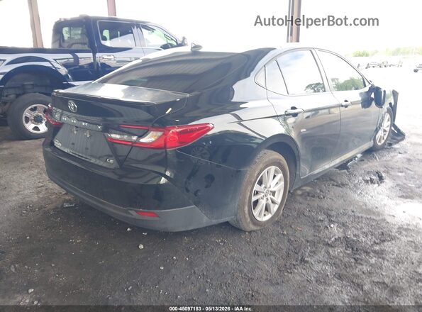 4T1DAACK4TU687963 2026 TOYOTA LE Черный Задняя правая четверть