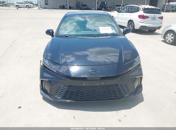 4T1DAACK5SU060039 2025 TOYOTA CAMRY Black ხელსაწყოთა პანელის ხედი