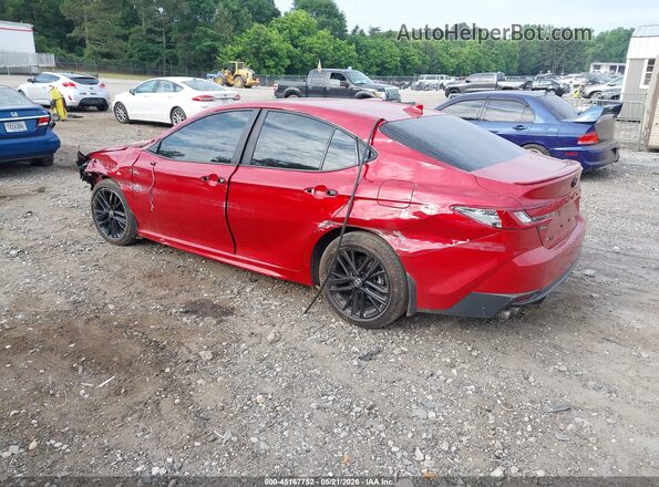 4T1DAACK5SU171982 2025 TOYOTA CAMRY Red Tył lewy