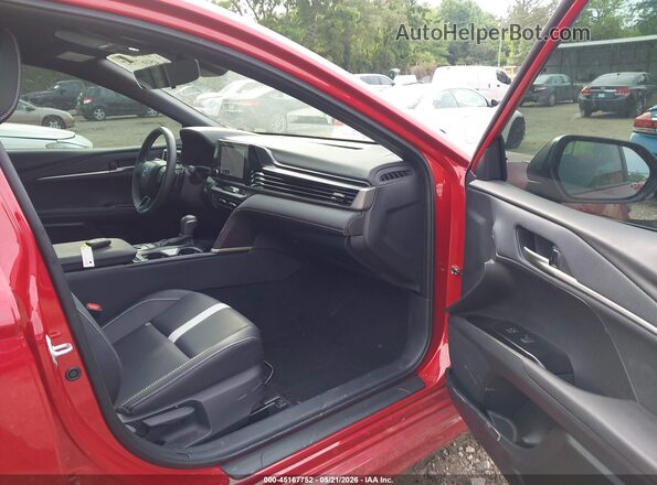 4T1DAACK5SU171982 2025 TOYOTA CAMRY Red Widok wnętrza z przodu