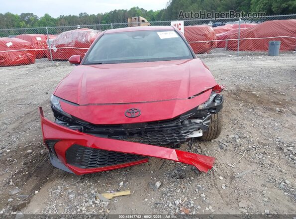 4T1DAACK5SU171982 2025 TOYOTA CAMRY Red Widok z przodu