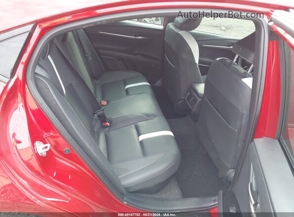 4T1DAACK5SU171982 2025 TOYOTA CAMRY Red Widok naklejki z numerem VIN