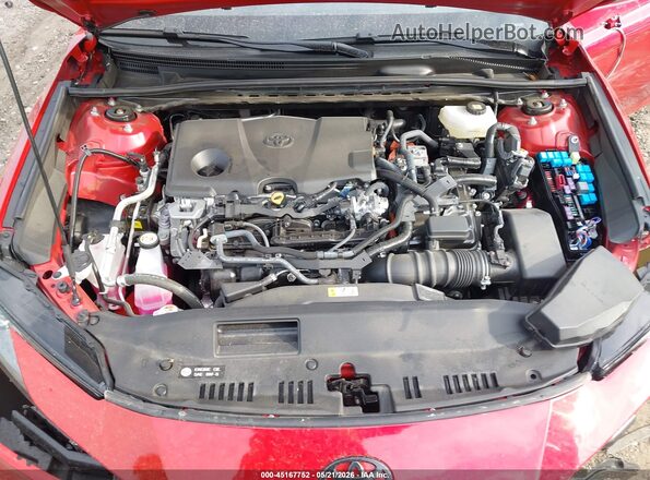 4T1DAACK5SU171982 2025 TOYOTA CAMRY Red Widok z tyłu