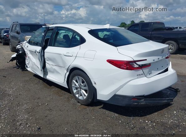 4T1DAACK5SU185901 2025 TOYOTA CAMRY Белый Задняя левая четверть