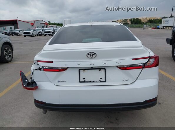 4T1DAACK5SU580032 2025 TOYOTA LE White 