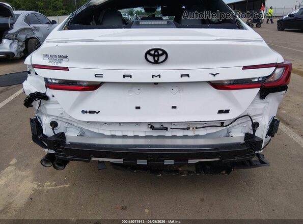 4T1DAACK5TU697689 2026 TOYOTA CAMRY White Vista frontal