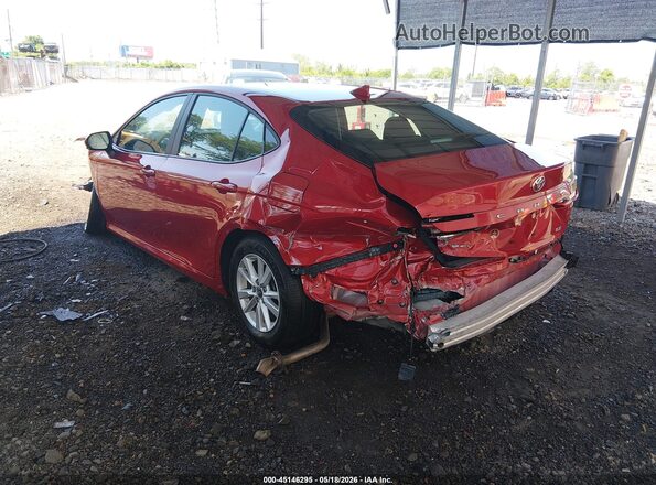 4T1DAACK6SU064407 2025 TOYOTA CAMRY Red Задня ліва чверть