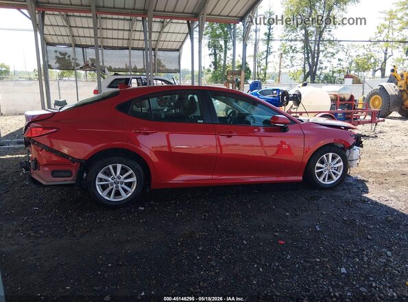 4T1DAACK6SU064407 2025 TOYOTA CAMRY Red Вид задньої частини салону