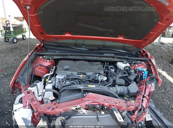 4T1DAACK6SU064407 2025 TOYOTA CAMRY Red Вид ззаду