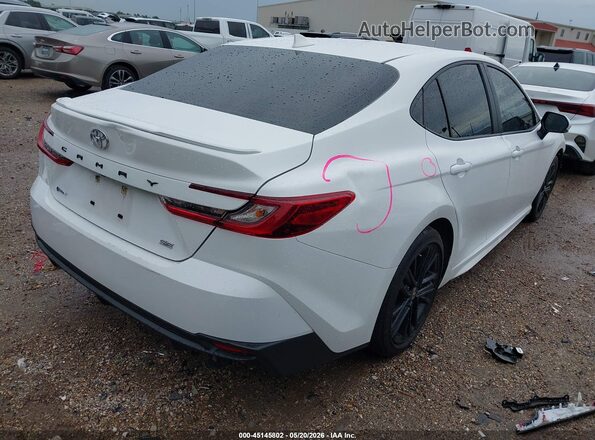 4T1DAACK6SU105196 2025 TOYOTA CAMRY White Tył prawy
