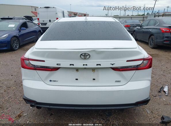 4T1DAACK6SU105196 2025 TOYOTA CAMRY White 