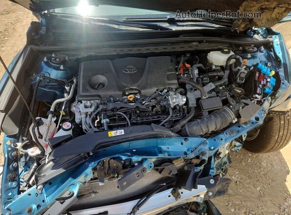 4T1DAACK6SU146704 2025 TOYOTA CAMRY Blue Vista interior trasera