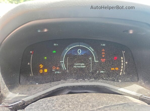 4T1DAACK6SU146704 2025 TOYOTA CAMRY Blue Vista del cuadro de instrumentos