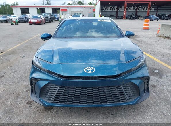 4T1DAACK6SU167391 2025 TOYOTA CAMRY Blue Dashboard view