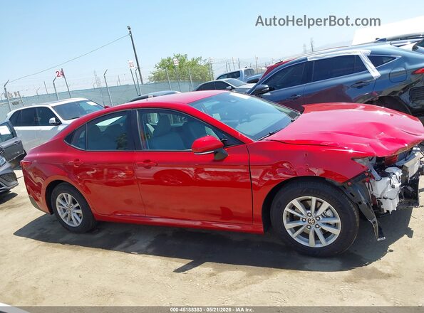 4T1DAACK6TU252510 2026 TOYOTA CAMRY Red Սալոնի 360 աստիճան տեսք
