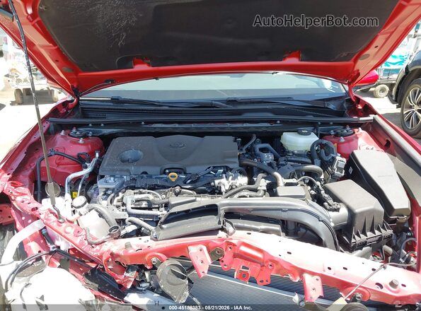 4T1DAACK6TU252510 2026 TOYOTA CAMRY Red Հետևի տեսք