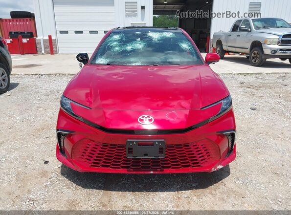 4T1DAACK6TU254600 2026 TOYOTA CAMRY Красный Вид щитка приборов
