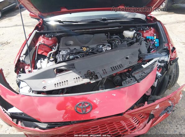 4T1DAACK7SU020013 2025 TOYOTA CAMRY Red Rear view