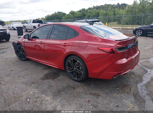 4T1DAACK7SU020013 2025 TOYOTA CAMRY Red Rear left