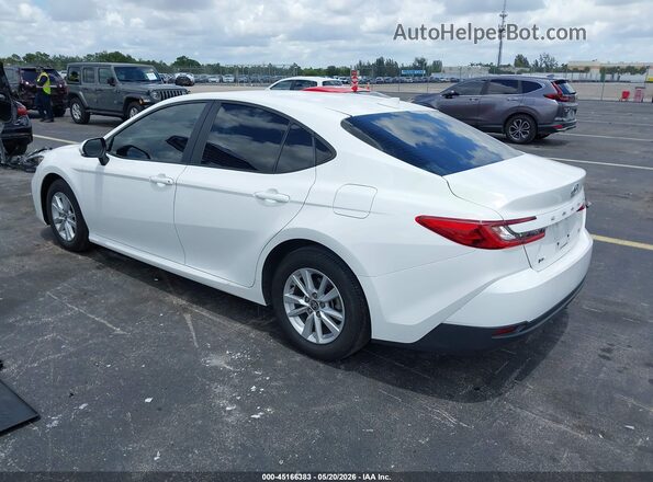 4T1DAACK7SU036034 2025 TOYOTA CAMRY White Trasero izquierdo