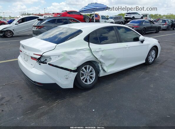 4T1DAACK7SU036034 2025 TOYOTA CAMRY White Trasero derecho