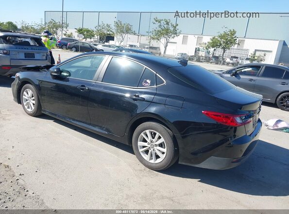 4T1DAACK7SU080647 2025 TOYOTA CAMRY Black უკანა მარცხენა