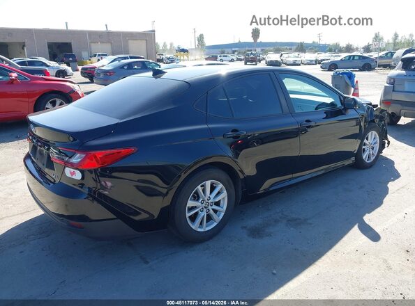 4T1DAACK7SU080647 2025 TOYOTA CAMRY Black უკანა მარჯვენა