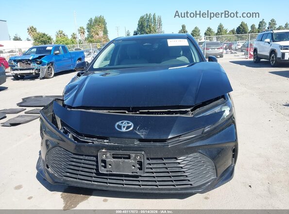 4T1DAACK7SU080647 2025 TOYOTA CAMRY Black ხელსაწყოთა პანელის ხედი