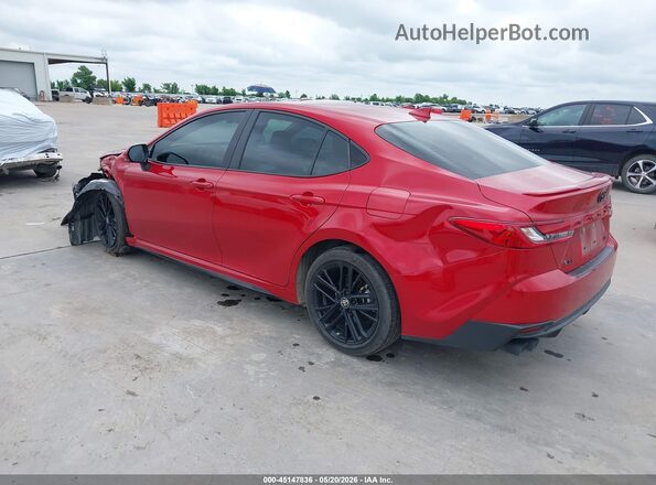 4T1DAACK7SU091972 2025 TOYOTA CAMRY Red Задня ліва чверть