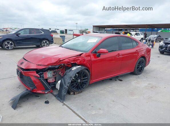 4T1DAACK7SU091972 2025 TOYOTA CAMRY Red Передня ліва чверть