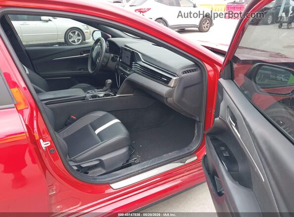 4T1DAACK7SU091972 2025 TOYOTA CAMRY Red Вид салону спереду