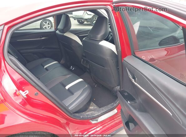 4T1DAACK7SU091972 2025 TOYOTA CAMRY Red Вид наклейки з VIN-кодом