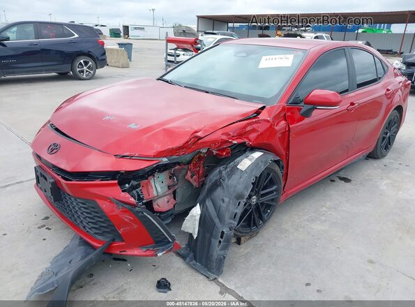 4T1DAACK7SU091972 2025 TOYOTA CAMRY Red Вид спереду