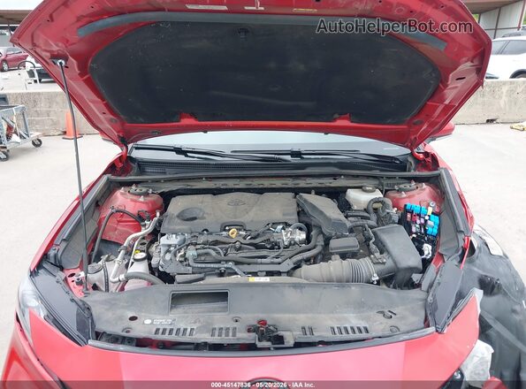 4T1DAACK7SU091972 2025 TOYOTA CAMRY Red Вид ззаду