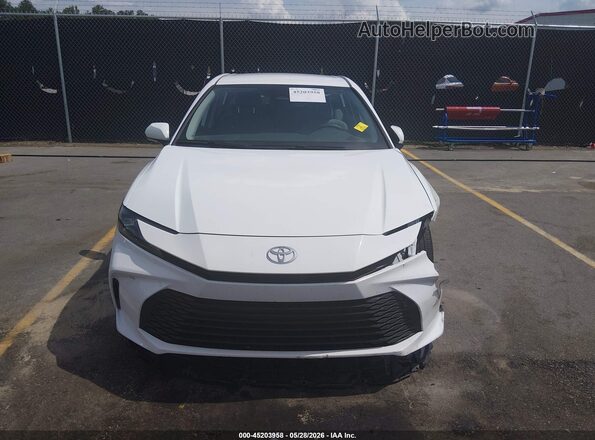 4T1DAACK7SU099652 2025 TOYOTA CAMRY White Вид щитка приладів