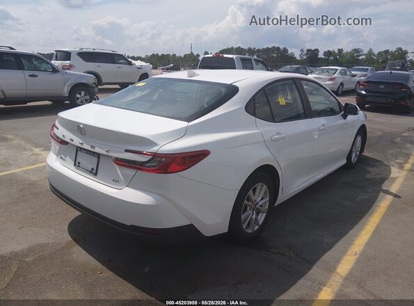 4T1DAACK7SU099652 2025 TOYOTA CAMRY White Задня права чверть