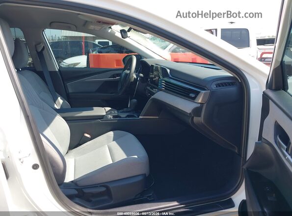 4T1DAACK7SU166329 2025 TOYOTA LE White Front interior view