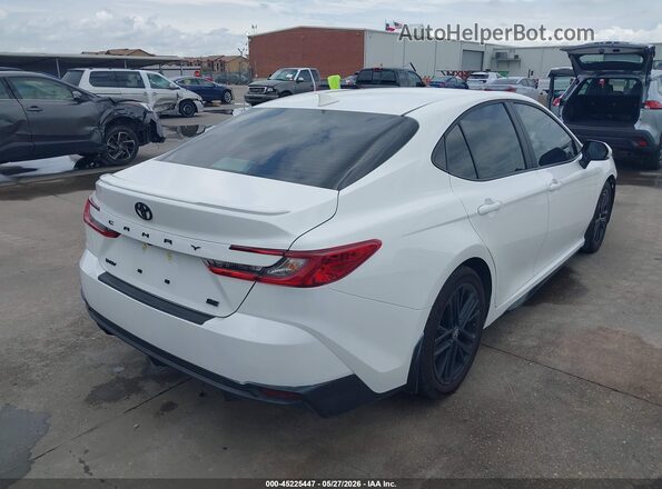 4T1DAACK7SU201483 2025 TOYOTA CAMRY White უკანა მარჯვენა