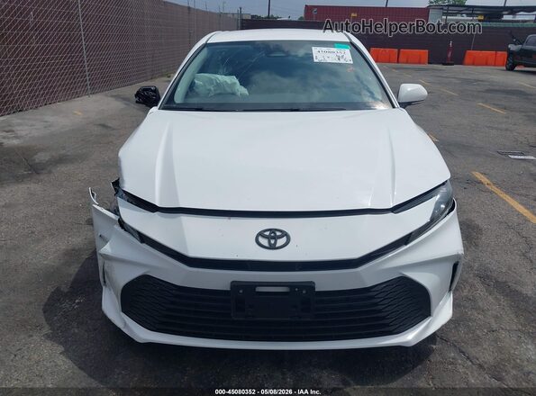 4T1DAACK7SU590156 2025 TOYOTA LE White 