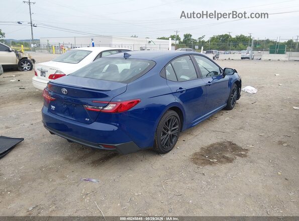 4T1DAACK7TU300404 2026 TOYOTA CAMRY Blue Задня права чверть