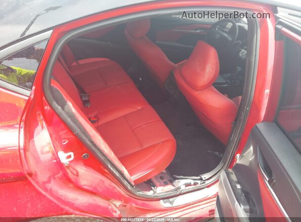 4T1DAACK8SU206515 2025 TOYOTA CAMRY Red Vista de la etiqueta del VIN