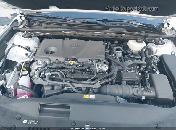 4T1DAACK8SU625450 2025 TOYOTA CAMRY White უკანა ხედი