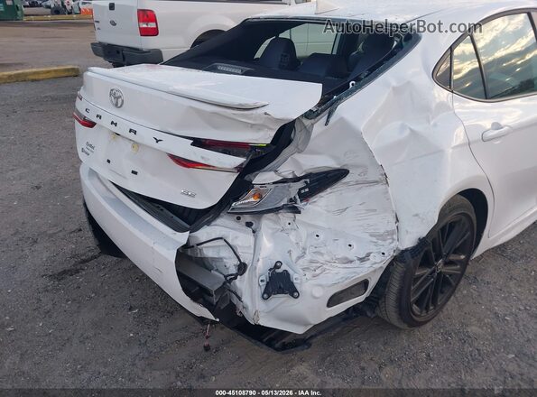 4T1DAACK8SU625450 2025 TOYOTA CAMRY White წინა ხედი