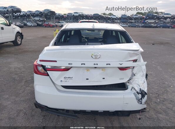 4T1DAACK8SU625450 2025 TOYOTA CAMRY White 